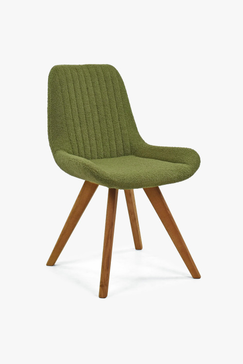 Dizajnowe krzesło Bratislava, zielona tapicerka , {PARENT_CATEGORY_NAME - 1