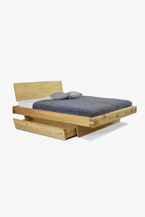Łóżko dwuosobowe  z litego drewna, świerk - Matus 160 x 200 cm , {PARENT_CATEGORY_NAME - 1