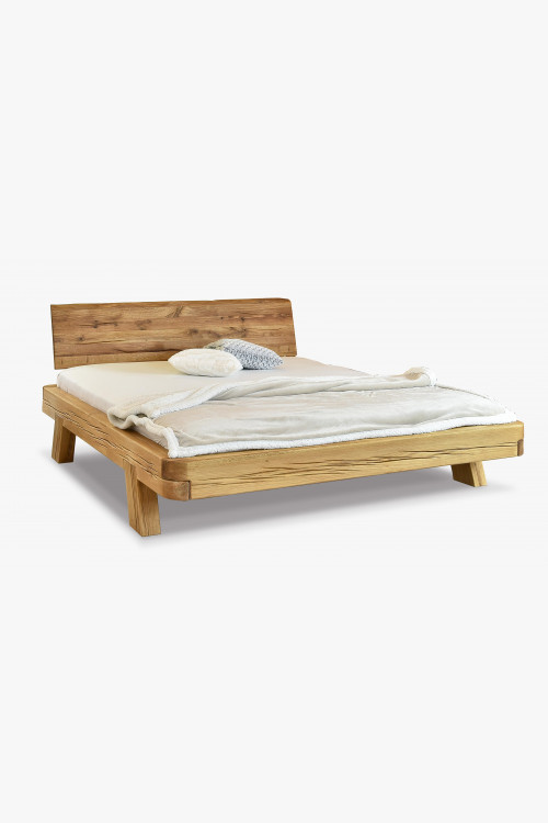 Luksusowe łóżko dębowe z belek, Mia 160 x 200 cm , {PARENT_CATEGORY_NAME - 1